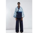 ENSEMBLE INDIGO HOMME KIMONO